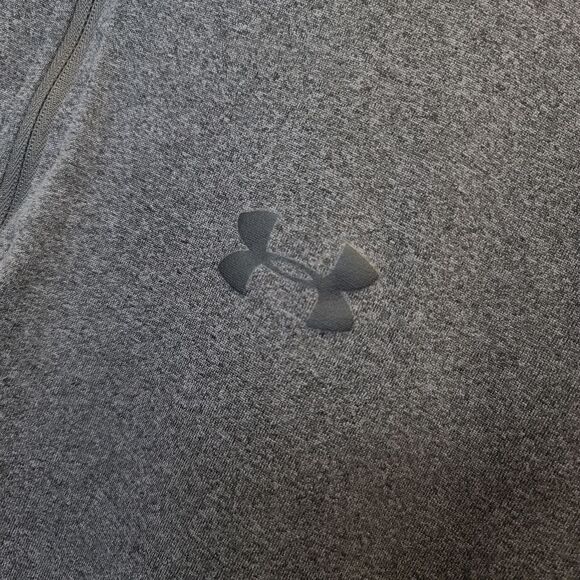 Under Armour Mens Heatgear Grey Loose Fitted Quarter Zip Long Sleeve Shirt M - Picture 10 of 15